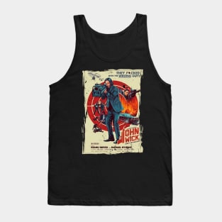 John Wick Vintage Poster Tank Top